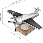 Solar Powered Aeroplane Car Air Freshner