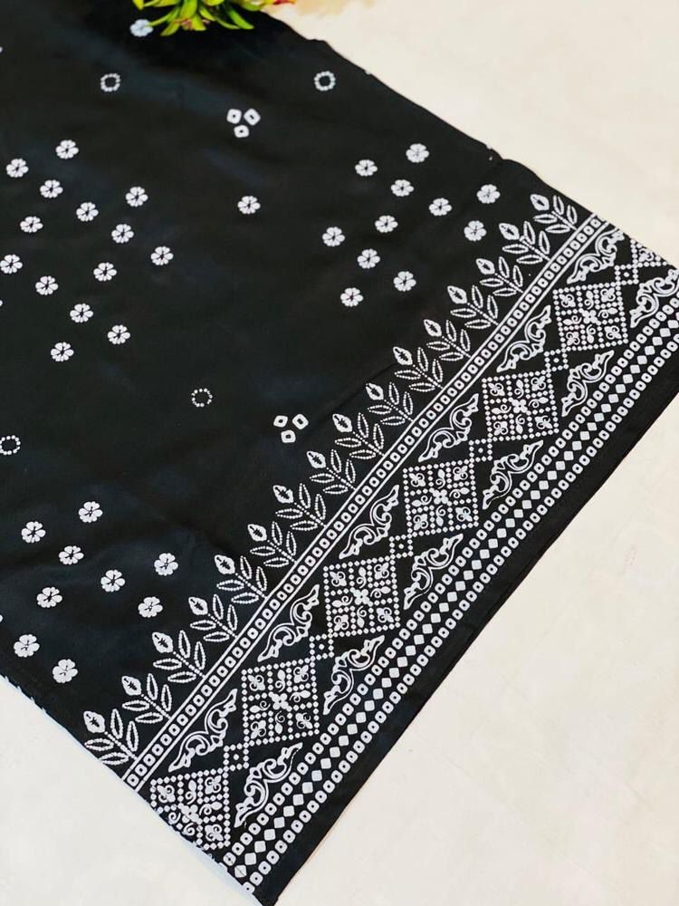 2 pcs women stitched  lawn embroidered shirt and trouser
