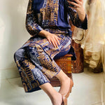 2 pcs women stitched suit