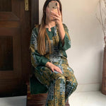 2 pcs women stitched suit