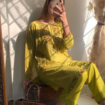 2 Pcs women stitched suit