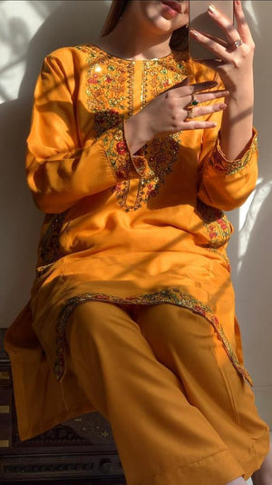2 Pcs women stitched suit